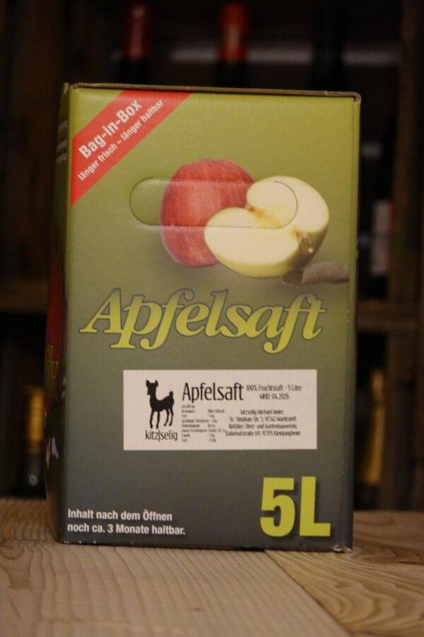 Apfelsaft Bag-in-Box 5l - fränkische Äpfel!